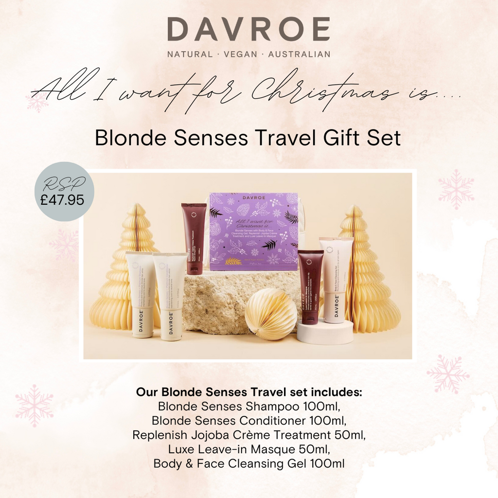 DAVROE Christmas Repair & Blonde Travel Set Promotion