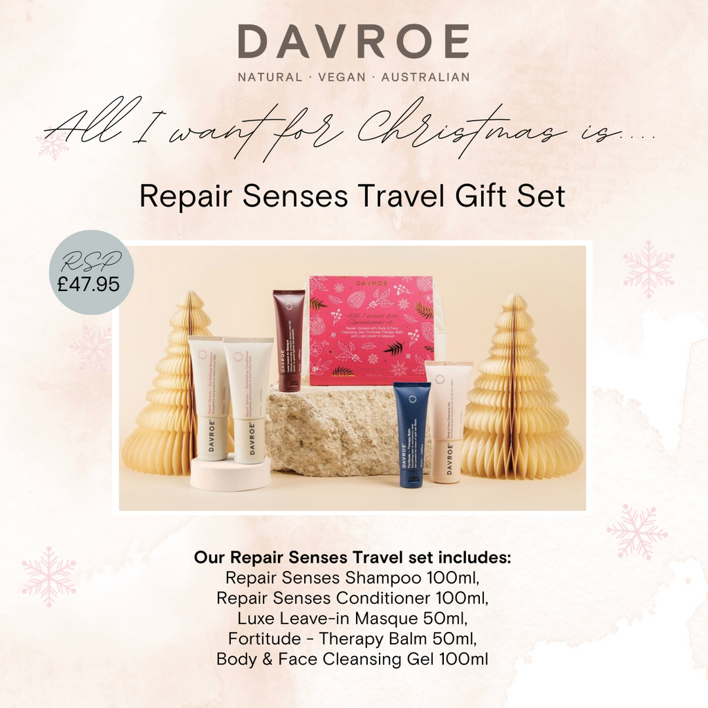 DAVROE Christmas Repair & Blonde Travel Set Promotion