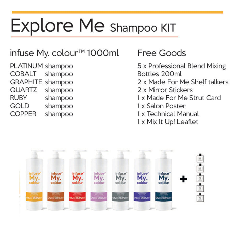 Infuse My.Colour EXPLORE ME Shampoo Kit 