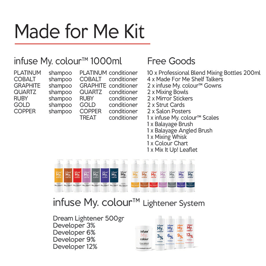 Infuse My.Colour MADE FOR ME KIT 