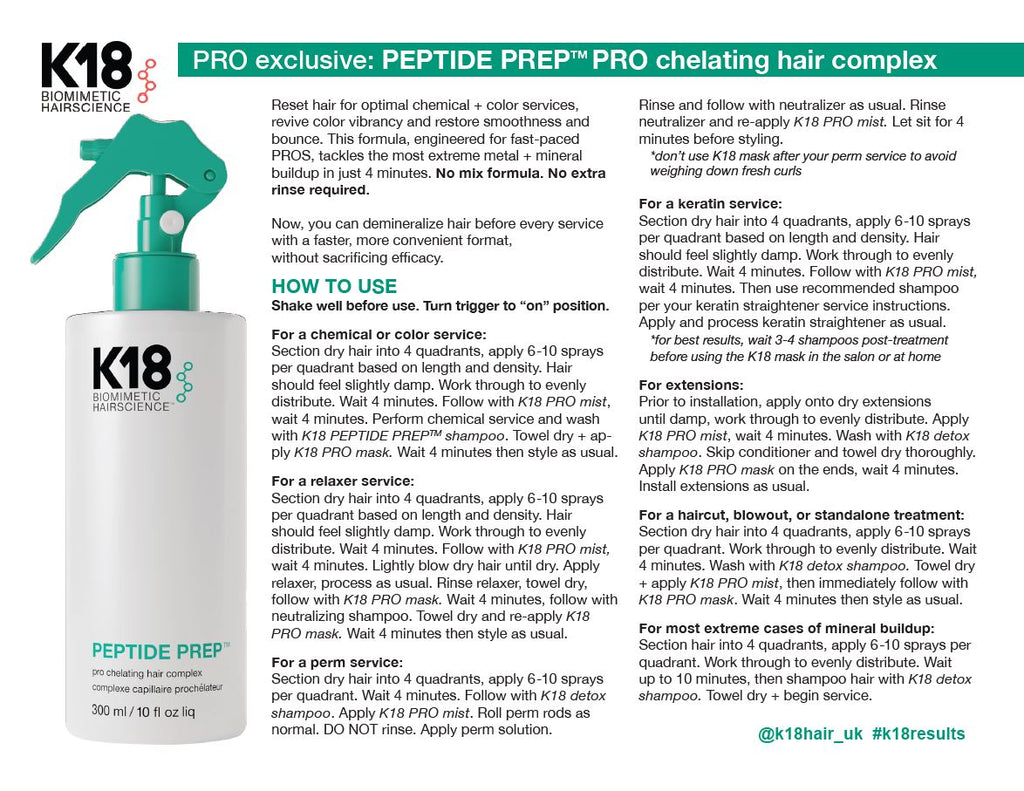 PEPTIDE PREP™ PRO Chelating Hair Complex 300ml